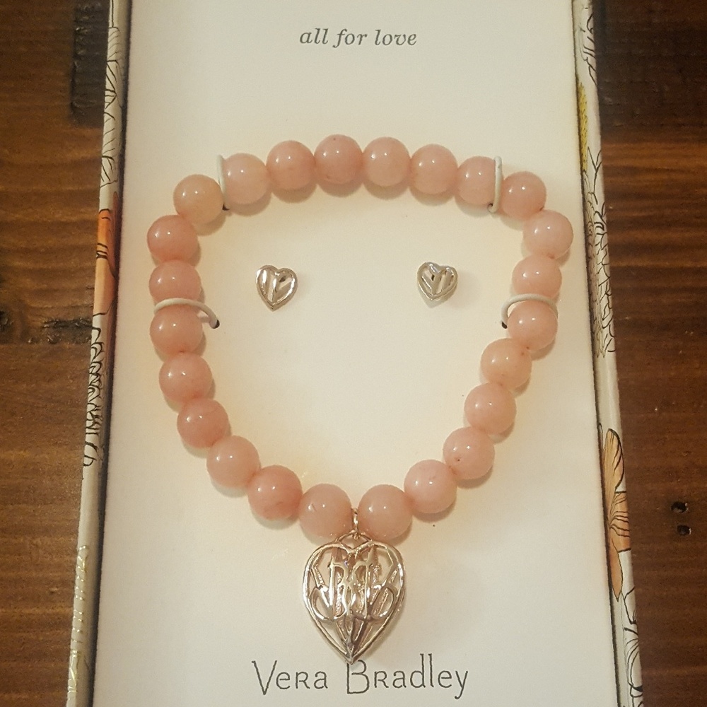 Vera Bradley Bracelet and Earring Set